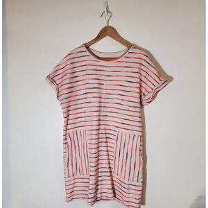 Lou & Grey for LOFT Women's‎ Multicolored Striped Terry Dress Size L